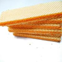 uppsättning av utsökt wafers med grädde ost isolerat på vit bakgrund. för bakgrunder, täcker, banderoller, annonser och Mer foto