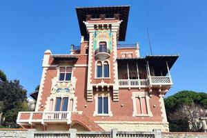 gino coppede känd arkitekt historisk villa palats i genua, Italien foto