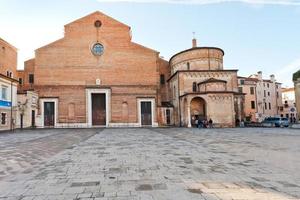 padua katedral med de dopkapell, Italien foto