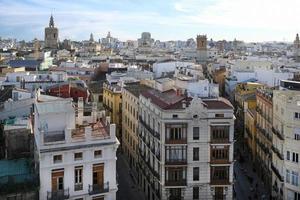 se över de stad av Valencia, Spanien foto