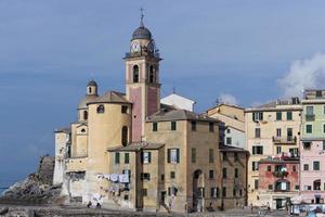 camogli, liguria, Italien pittoresk fiskare by foto