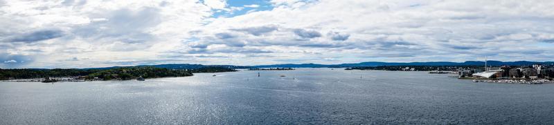 oslo de huvudstad av Norge från de perspektiv av de kryssning terminal foto