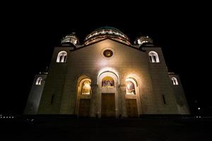 kyrkan av helgonet sava, belgrad, serbien