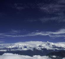 motorn hängglider i himlen - Nepal