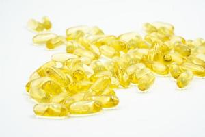 omega 3 fiskoljekapslar. foto