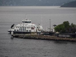 oslo och de oslofjord i Norge foto