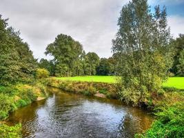 på de flod berkel i Tyskland foto