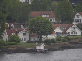 oslo och de oslofjord i Norge foto