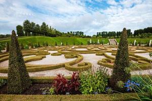 barock trädgård nära frederiksborg slott foto