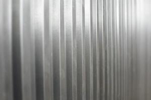stål staket. metall profil. staket från prof ark. foto