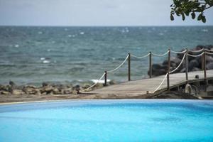 en slå samman i siladen turkos tropisk paradis ö tillflykt foto