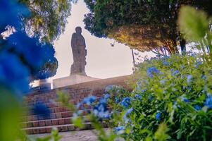 monument till benito juarez i cerro de las campanas, queretaro, mexico foto