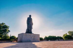 monument till benito juarez i cerro de las campanas, queretaro, mexico foto