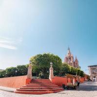 huvud fyrkant san miguel de allende guanajuato foto