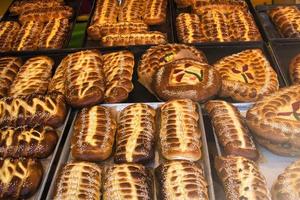 traditionell mexikansk fest bröd foto