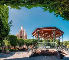 huvud fyrkant san miguel de allende guanajuato foto