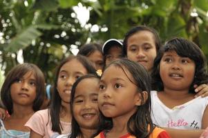 cebu - filippinerna - 1 januari 2013 - årlig föräldralös barn fest foto