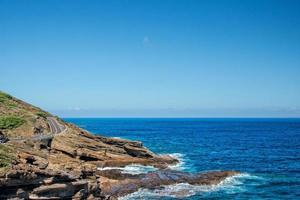 oahu öst kust hawaii ö foto