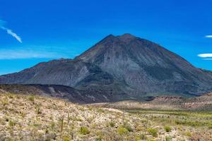 vulkan las tres oskulder baja kalifornien sur panorama foto