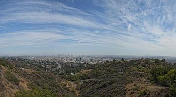 los angeles se från mulholland kör foto