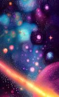 galax Plats bakgrund universum magi himmel nebulosa natt lila kosmos. kosmisk galax tapet blå Färg stjärna damm. blå textur abstrakt galax oändlig framtida mörk djup ljus foto