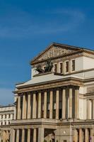 Warszawa, Polen - nationellt operahus och nationell teaterbyggnad foto