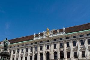 hofburg slott och monument. Wien, Österrike. foto