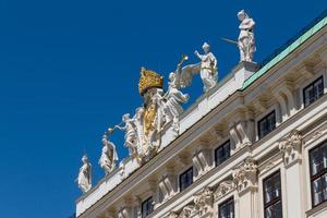 heldenplatz i hofburgkomplexet, Wien, Österrike foto