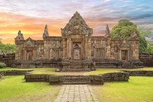 prasat muang tam i buri ramprovinsen, Thailand foto