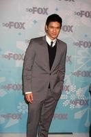 los angeles, jan 11 - Harry shum jr. ankommer på de räv tca vinter- 2011 fest på villa sorriso på januari 11, 2011 i pasadena, ca foto