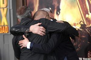 los angeles, Maj 7 - george mjölnare, tom härdig, mel gibson på de galen max - raseri väg los angeles premiär på de tcl kinesisk teater imax på Maj 7, 2015 i los angeles, ca foto