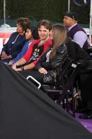 los angeles, jan 26 - katherine Jackson, filt Jackson, prins Jackson, paris Jackson på de michael Jackson förevigad handavtryck och fotavtryck ceremoni på graumans kinesisk teater på januari 26, 2012 i los angeles, ca foto