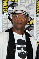 san diego, juli 25 - samuel l Jackson på de kungaman Tryck linje, Comic Con internationell 2014 på de hilton san Diego bayfront på juli 25, 2014 i san diego, ca foto