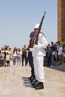 Anitkabir mausoleum av mustafa kemal ataturk i ankara, turkiye foto