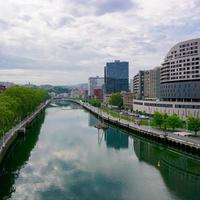 stad se från bilbao stad, basque Land, spanien, resa destinationer foto