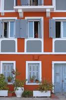 parga stad grekland skön gammal färgrik byggnad utforskning reser bakgrund hög kvalitet grafik foto