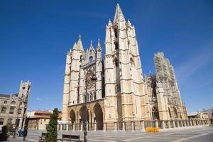 leon katedral, spanien foto