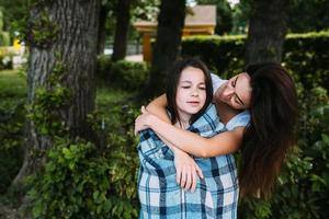 mamma och dotter foto