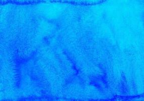 vattenfärg ljus blå bakgrund textur. akvarell abstrakt djup blå bakgrund. foto