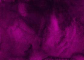 vattenfärg djup lila bakgrund textur. vattenfärg abstrakt mörk djupröd täcka över. horisontell mall. foto