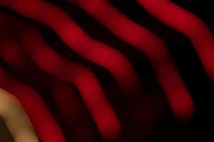 röd defokusering abstrakt bokeh ljus effekter på de natt svart bakgrund textur foto