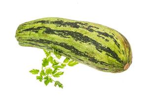 zucchini på vit bakgrund foto