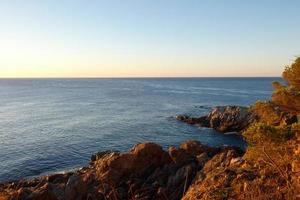 costa brava en paradis på de katalansk kust, Spanien foto