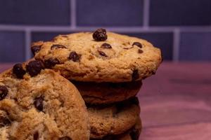 Chocolate chip cookies foto