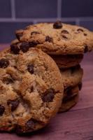 Chocolate chip cookies foto