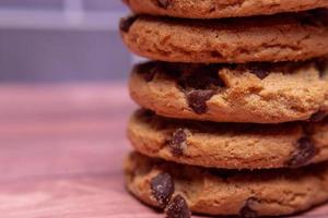 Chocolate chip cookies foto