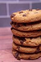 Chocolate chip cookies foto