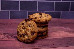 Chocolate chip cookies foto