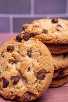 Chocolate chip cookies foto