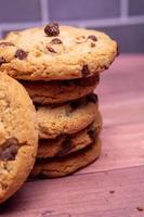 Chocolate chip cookies foto